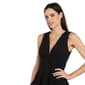 Womens R&M Richards Sleeveless Tier Beaded Trim Gown - image 3