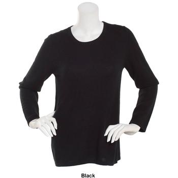 Womens Preswick u0026 Moore Long Sleeve Jewel Neck Cashmere Sweater - Boscov's