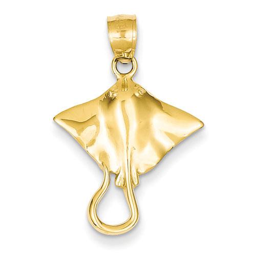Gold Classics(tm) 14k. Stingray Pendant