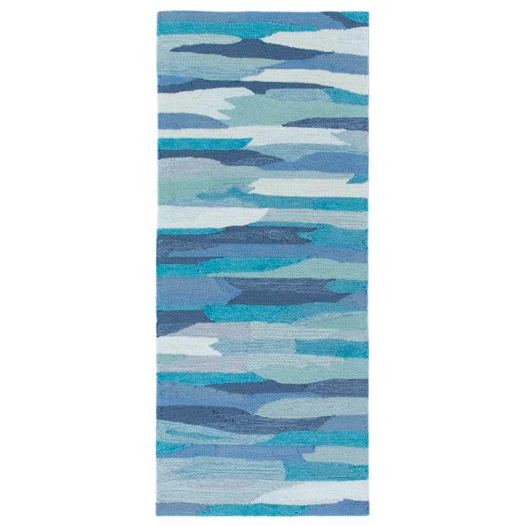 Liora Manne(tm) Capri Cloud Abstract Indoor/Outdoor Runner