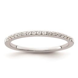 Pure Fire 14kt. White Gold Lab Grown Diamond Wedding Band