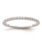 Pure Fire 14kt. White Gold Lab Grown Diamond Wedding Band - image 1