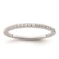Pure Fire 14kt. White Gold Lab Grown Diamond Wedding Band - image 1