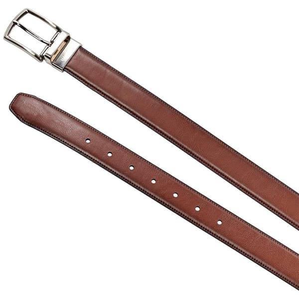Mens Haggar® 32mm Reversible Stretch Belt - Cognac/Black
