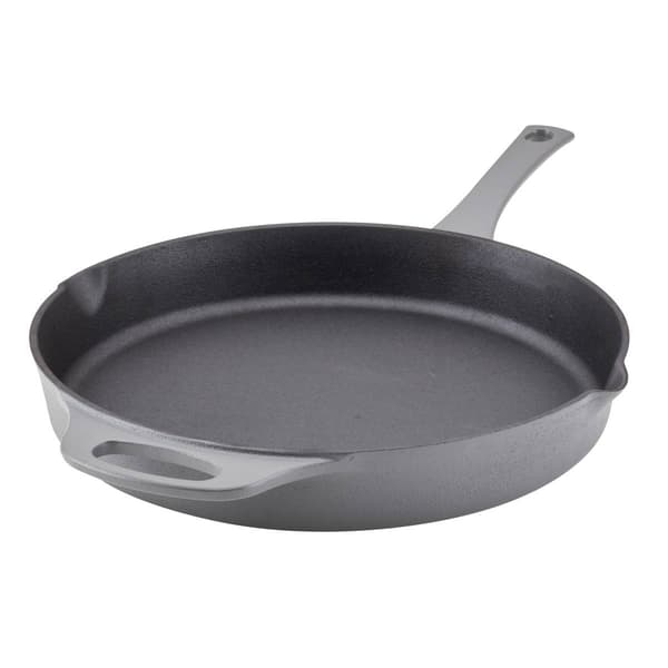 Rachael Ray Premium Rust-Resistant&#40;tm&#41; Cast Iron Skillet - 12-Inch - image 