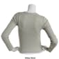 Juniors Poof! Long Sleeve Peach Rib Meet &amp; Greet Crew Neck Tee - image 2