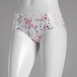 BEBE ~ Women's Tangas Laser Cut Underwear Panties 5-Pair Nylon Blend ~ 1X