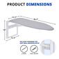 Ivation Wall Mounted Fold Down Iron Board w/ Removable Cover - image 4