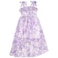 Girls (7-14) Rare Editions Bow Strap Hi Lo Floral Dress - image 2