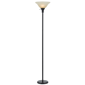HomeRoots 71in. Bronze Torchiere Floor Lamp With Glass Shade - image 3