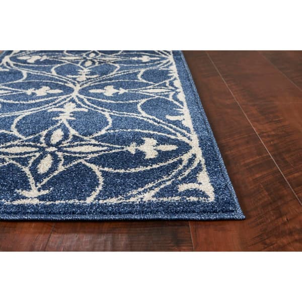 KAS Lucia Denim Bentley Rectangular Rug