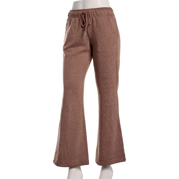 Juniors No Comment Washed Fleece Flare Sweatpants - image 