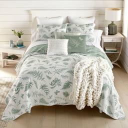 Donna Sharp Botantical Cotton Quilted Bedding Set