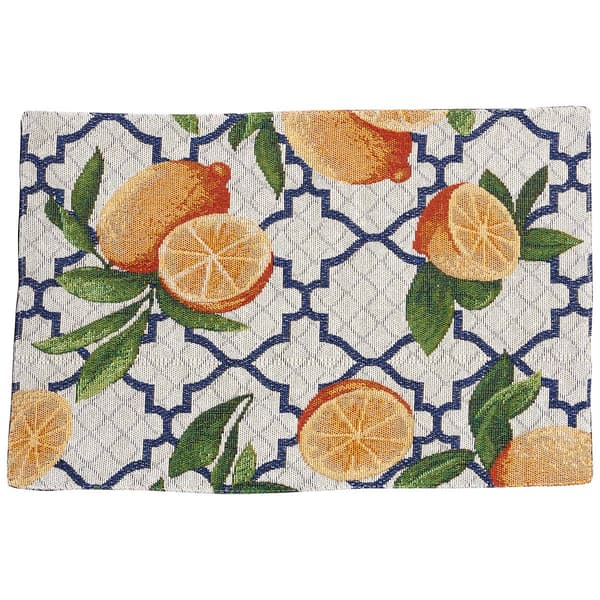 Spring Lemon Tapestry Placemat