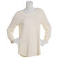 Petite Architect® Long Sleeve Solid Crew Neck Thermal Tee - image 1