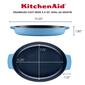 KitchenAid&#174; 2.5qt. Enameled Cast Iron Au Gratin Roasting Pan-Blue - image 2