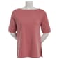 Petite Architect(R) Elbow Sleeve Boat Neck Tee - image 1