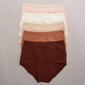 Womens Rene Rofe(R) 5pk. Mufing Top Brief Panties - 179366H5-BMOEP - image 1