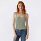 Juniors No Comment Spaghetti Strap Tank Top w/ Mold Cup - image 2