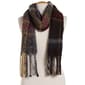 Womens Steve Madden Metallic Plaid Scarf - image 1