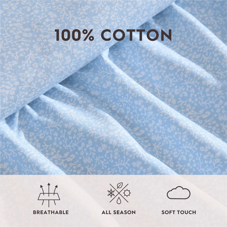 Laura Ashley® Maeve Percale Sheet Set