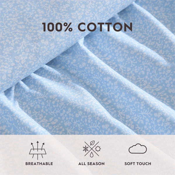 Laura Ashley® Maeve Percale Sheet Set