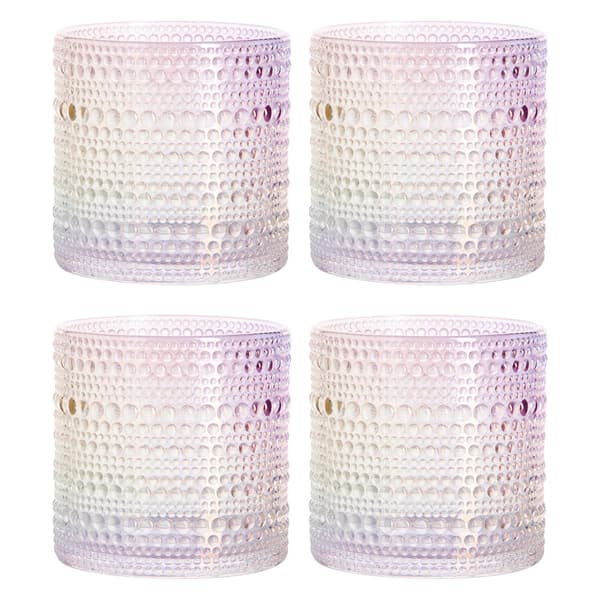 Halo 13oz. Clear Double Old Fashion Glasses - Set of 4