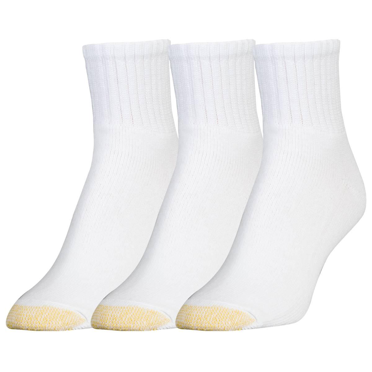 Womens Gold Toe® Extended Sport Aquafx Quarter 3pk. Socks