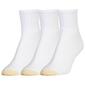 Womens Gold Toe&#40;R&#41; Extended Sport Aquafx Quarter 3pk. Socks - image 1