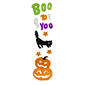 Northlight Seasonal Boo to You Halloween Gel Window Clings - image 1