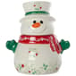 Pfaltzgraff&#40;R&#41; Berry Scarf Snowman Cookie Jar - image 1