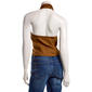Juniors A. Byer Suede Button Front Halter Vest - image 3