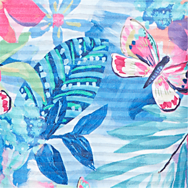 Petite Alfred Dunner The Royal Treatment Tropical Blouse