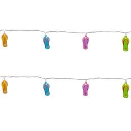 Northlight Seasonal 10ct. Summer Flip Flop Novelty String Lights