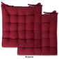 Sweet Home Collection Tufted Cotton Chair Pad Cushion - image 3