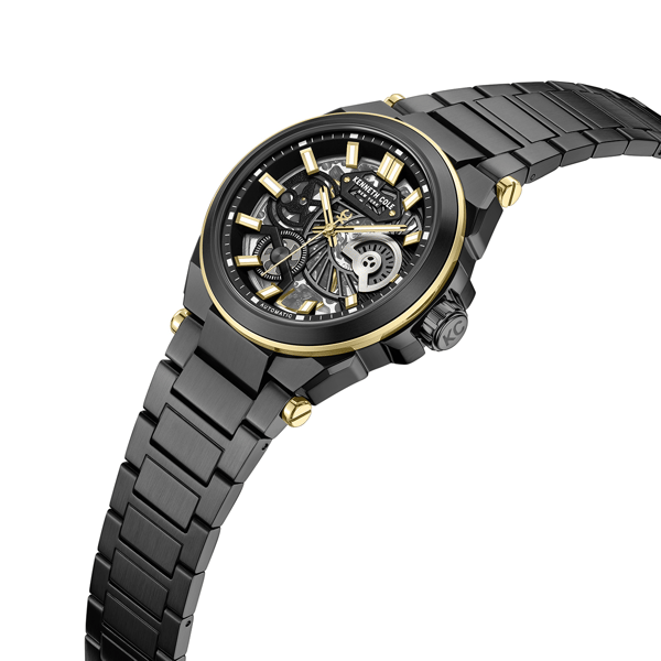 Mens Kenneth Cole New York® Automatic Black Watch - KCWGY0065606