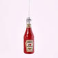 Glass Ketchup Bottle Ornament - image 1