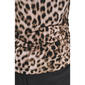 Womens DKNY Sleeveless Leopard Asymmetrical Neck Blouse - image 5
