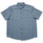 Mens Big & Tall Visitor Stretch Button Down Shirt - Steel Blue - image 1