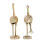 9th & Pike&#174; Gold Metal Flamingo Sculptures - Set of 2 - image 3