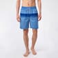 Young Mens SURFZONE Blue Stripes Swim Trunks - image 1