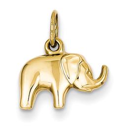 Gold Classics(tm) 14kt. Elephant Charm