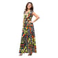 Womens 24/7 Comfort Apparel Butterfly Side Slit Pocket Maxi Dress - image 3