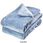 London Fog Solid Heavyweight Plush Blanket - image 2