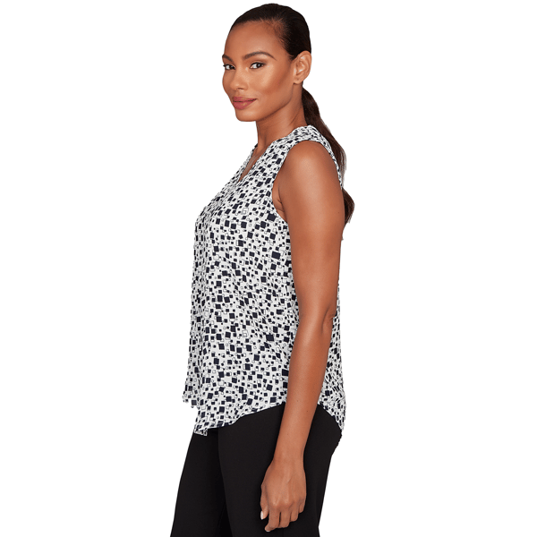 Womens Emaline Essentials Top Essential Vneck Blouse