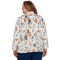 Plus Size Alfred Dunner Classics Watercolor Floral Zip Front Jack - image 2