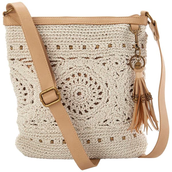 The Sak Lucia Crochet Crossbody - Natural Medallion - image 