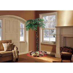 Puleo International 8ft. Pre-Lit LED Palm Tree