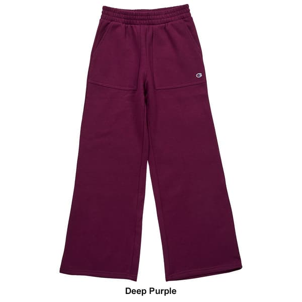 Girls &#40;7-16&#41; Champion&#174; Solid Wide Leg Large Pocket Sweatpants