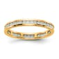 Endless Affection(tm) Yellow Gold Channel Set Band - image 1